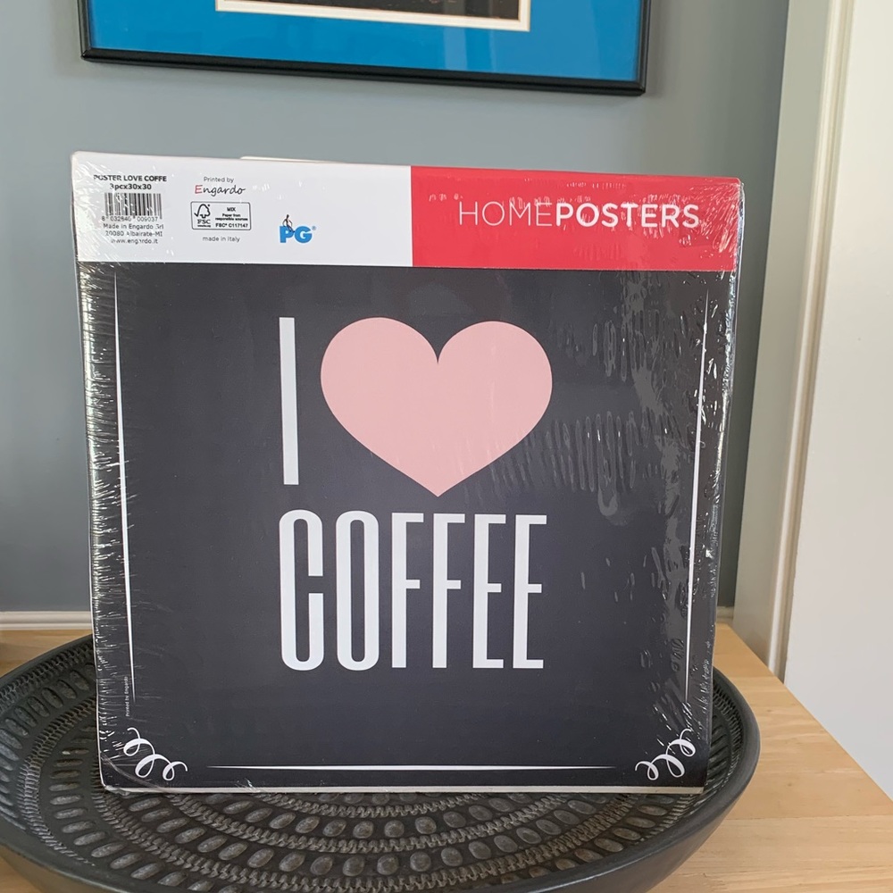 I Love Coffee ☕️❤️ Posters